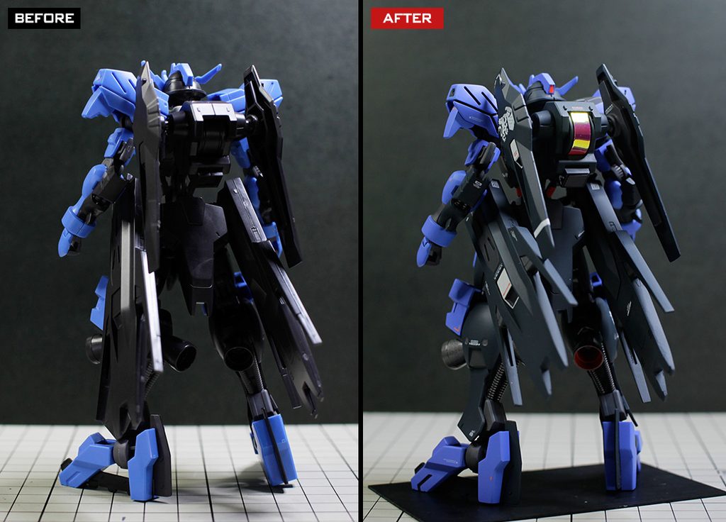 HG 1/144 ガンダムヴィダール 改修・全塗装製作レビュー – Image 35 HG 1/144 ガンダムヴィダール 改修・全塗装製作レビュー – Image 35