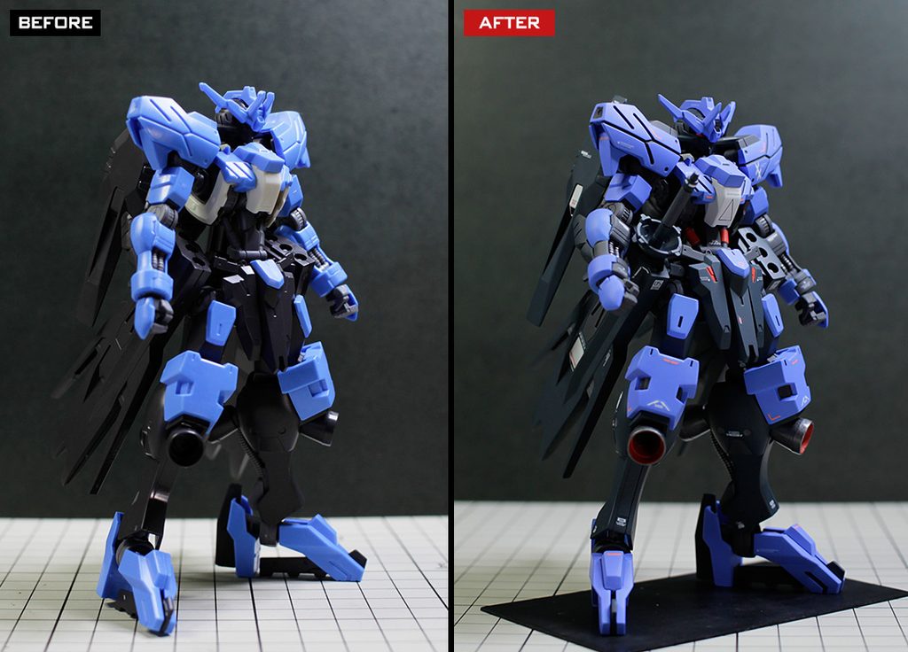 HG 1/144 ガンダムヴィダール 改修・全塗装製作レビュー – Image 37 HG 1/144 ガンダムヴィダール 改修・全塗装製作レビュー – Image 37