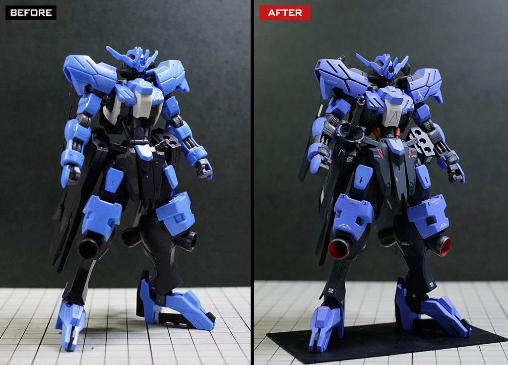 HG 1/144 ガンダムヴィダール 改修・全塗装製作レビュー &ndash; Image 38