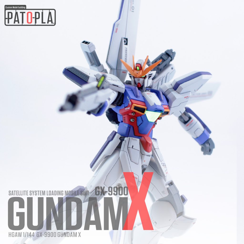 HGAW 1/144 GX-9900 ガンダムエックス （Ver.pato）改修・全塗装製作 『機動新世紀ガンダムX』放送30周年記念製作 第1弾！ &ndash; Image 26