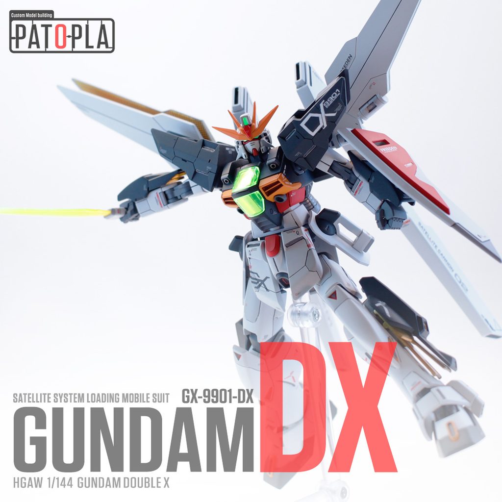 HGAW 1/144 GX-9901-DX&nbsp;ガンダムダブルエックス （Ver.pato）改修・全塗装製作 『機動新世紀ガンダムX』放送30周年記念製作 第2弾！ &ndash; Image 24