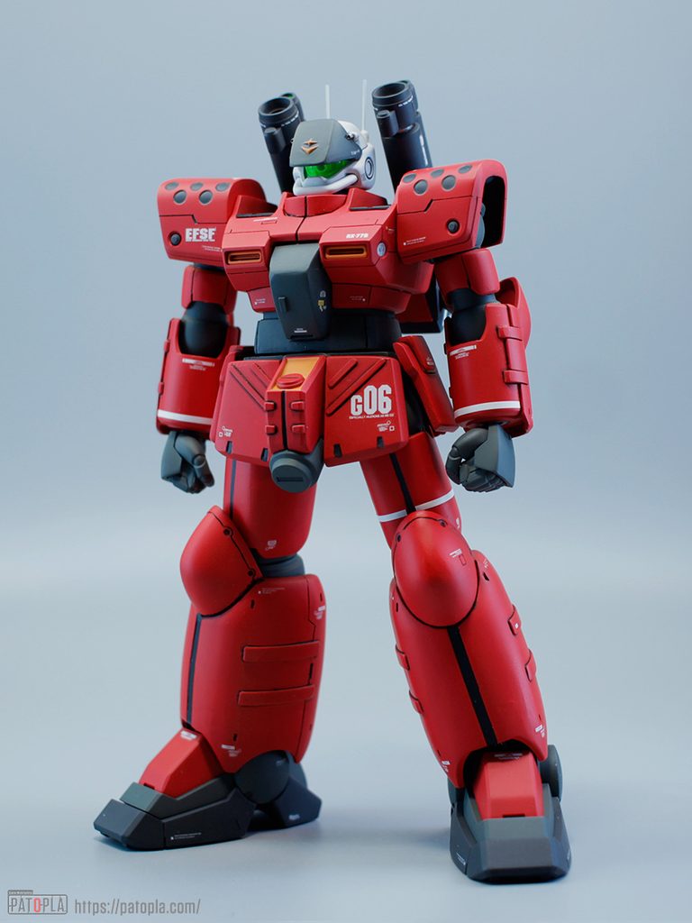 HGUC 1/144 ガンキャノン量産型 改修・全塗装製作レビュー「スカーレット隊、発進！」 &ndash; Image 37