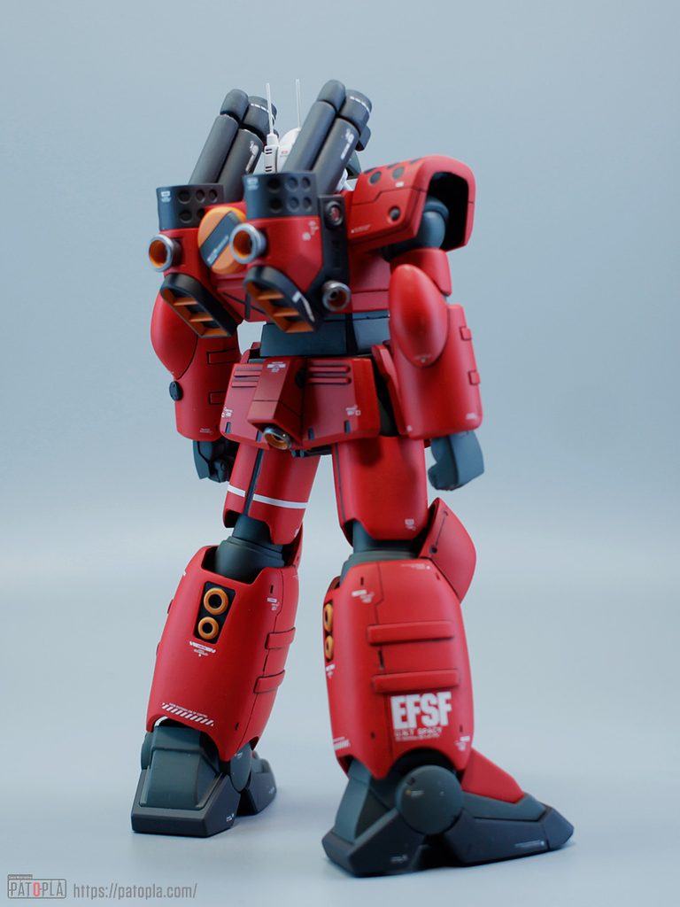 HGUC 1/144 ガンキャノン量産型 改修・全塗装製作レビュー「スカーレット隊、発進！」 &ndash; Image 40