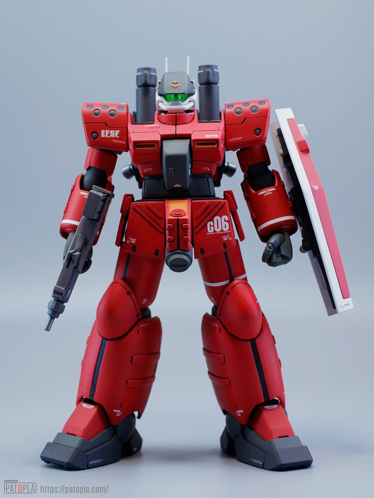 HGUC 1/144 ガンキャノン量産型 改修・全塗装製作レビュー「スカーレット隊、発進！」 &ndash; Image 43