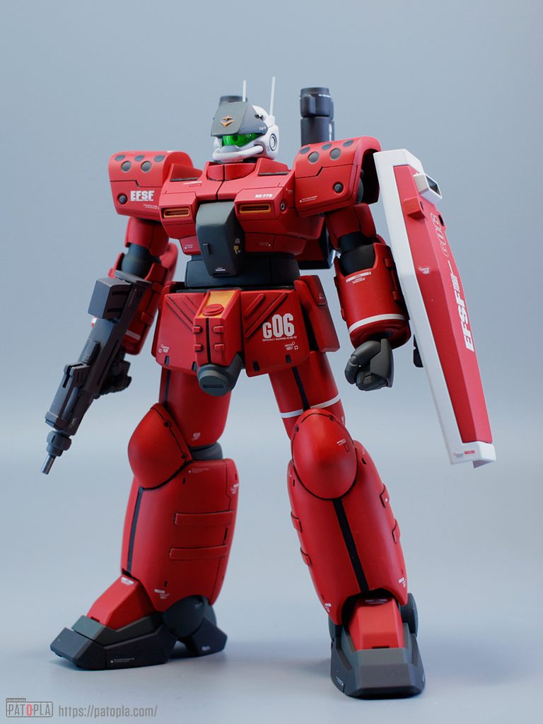 HGUC 1/144 ガンキャノン量産型 改修・全塗装製作レビュー「スカーレット隊、発進！」 &ndash; Image 44