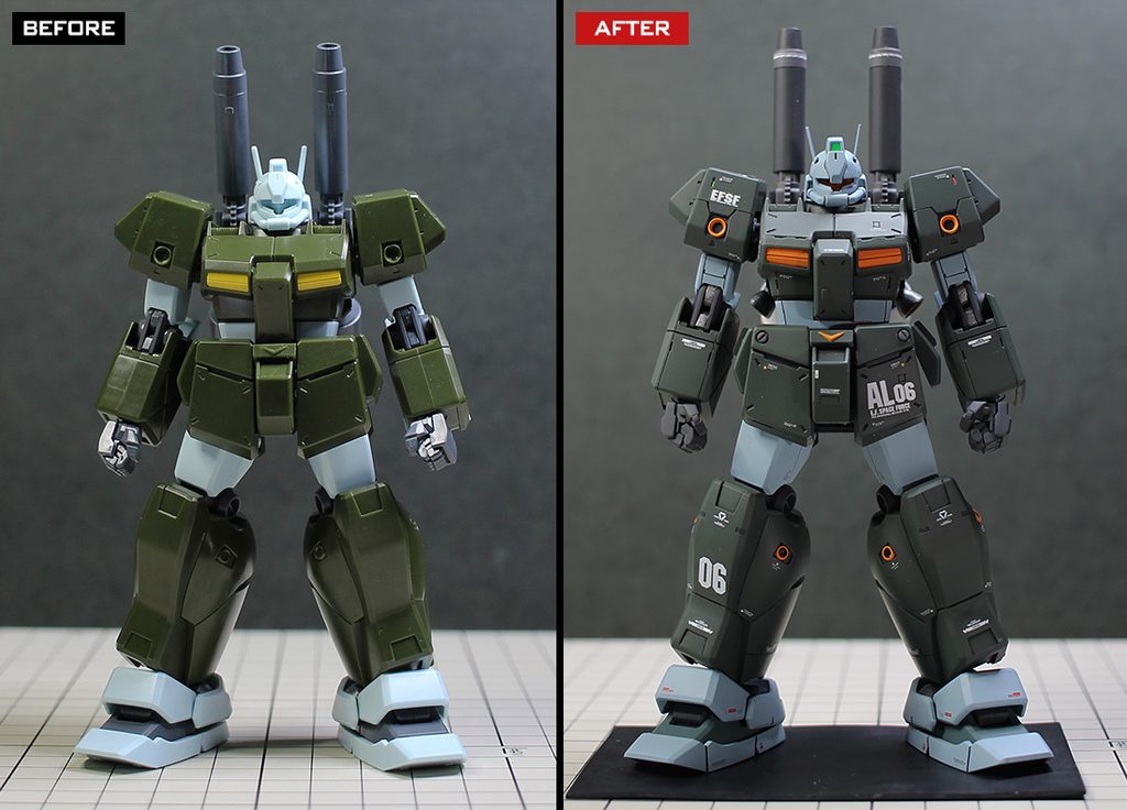 HGUC 1/144 ジム・キャノンII 改修・全塗装製作レビュー「無駄弾を使うな&hellip;！ 無駄弾を使うな&hellip;！」 &ndash; Image 27