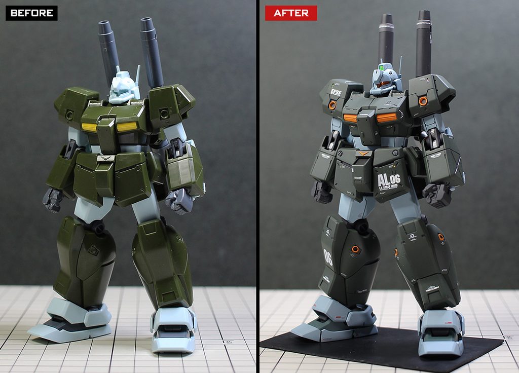 HGUC 1/144 ジム・キャノンII 改修・全塗装製作レビュー「無駄弾を使うな&hellip;！ 無駄弾を使うな&hellip;！」 &ndash; Image 28