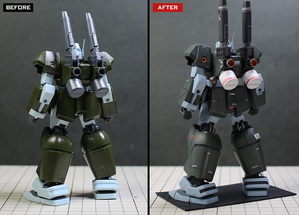 HGUC 1/144 ジム・キャノンII 改修・全塗装製作レビュー「無駄弾を使うな…! 無駄弾を使うな…!」 – Image 30 HGUC 1/144 ジム・キャノンII 改修・全塗装製作レビュー「無駄弾を使うな…! 無駄弾を使うな…!」 – Image 30