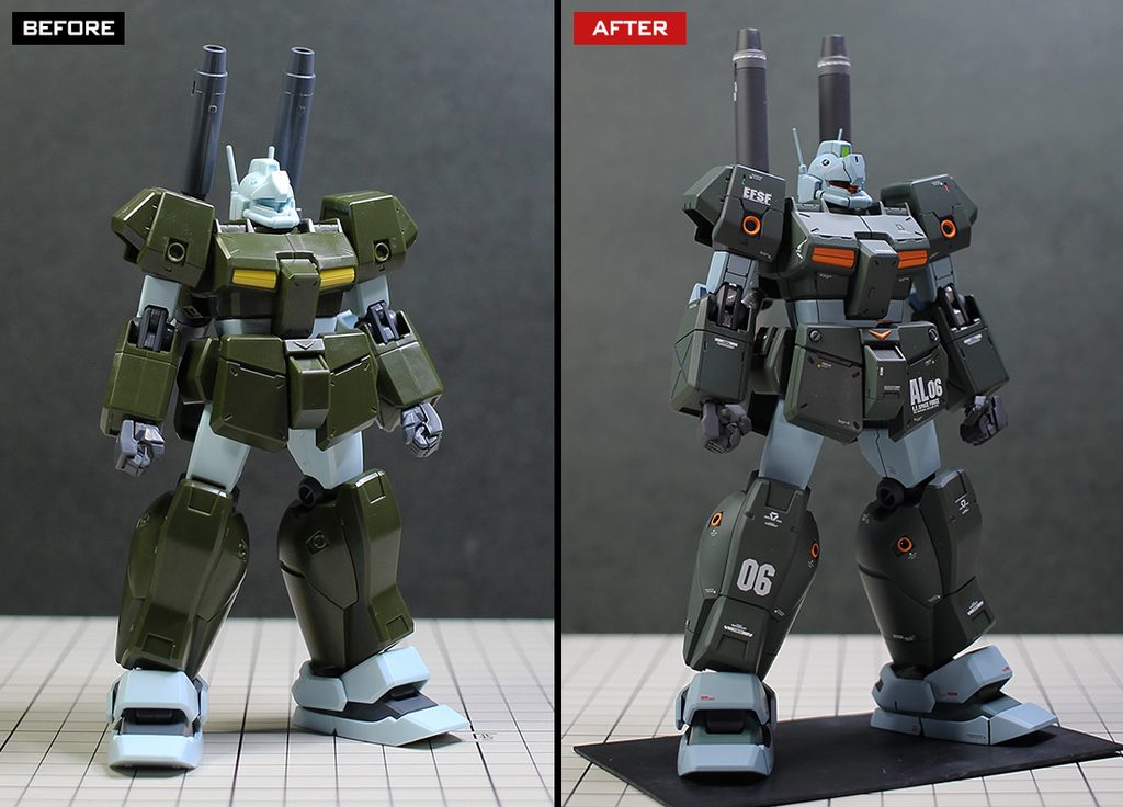 HGUC 1/144 ジム・キャノンII 改修・全塗装製作レビュー「無駄弾を使うな&hellip;！ 無駄弾を使うな&hellip;！」 &ndash; Image 33