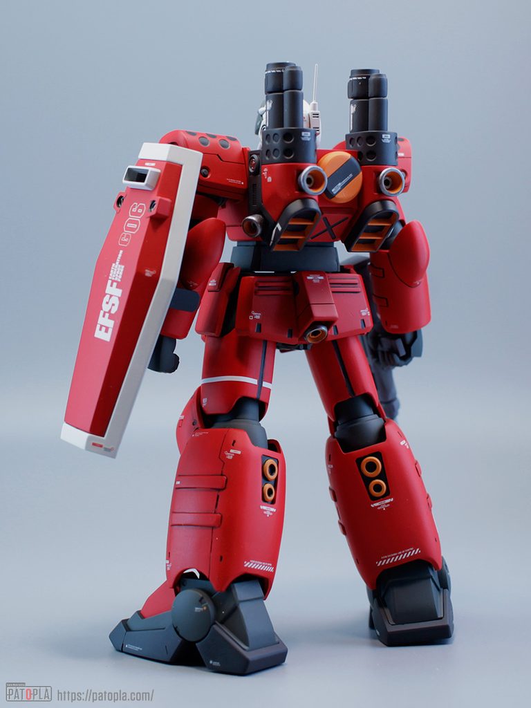 HGUC 1/144 ガンキャノン量産型 改修・全塗装製作レビュー「スカーレット隊、発進！」 &ndash; Image 46