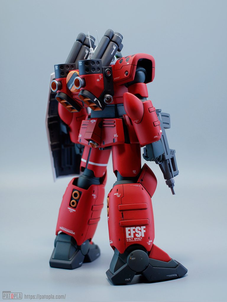 HGUC 1/144 ガンキャノン量産型 改修・全塗装製作レビュー「スカーレット隊、発進！」 &ndash; Image 47