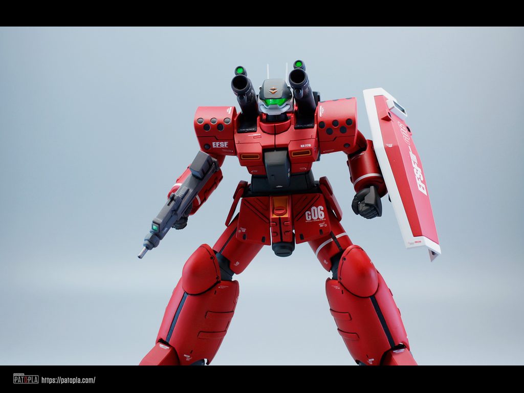 HGUC 1/144 ガンキャノン量産型 改修・全塗装製作レビュー「スカーレット隊、発進！」 &ndash; Image 59