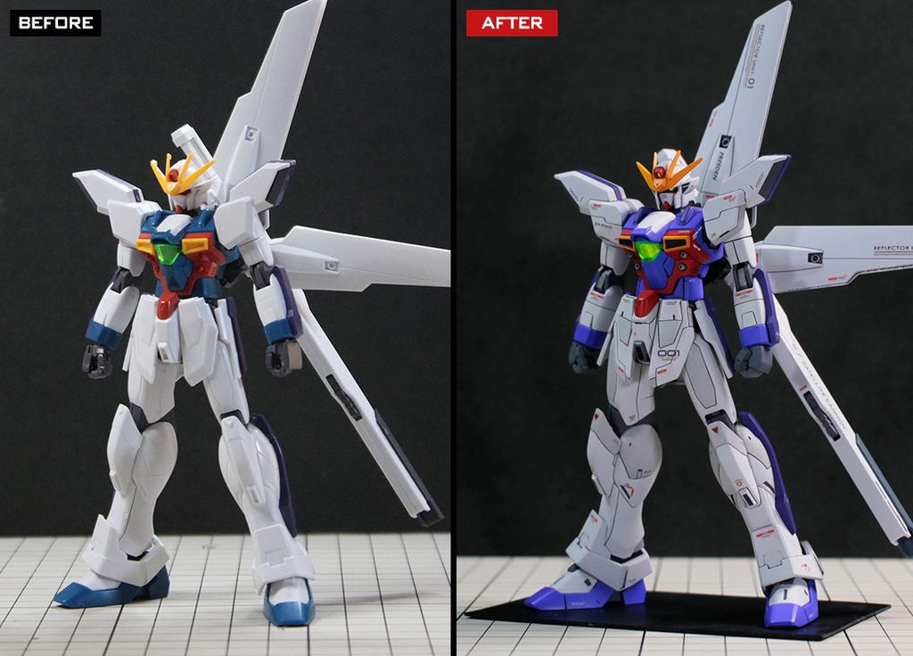 HGAW 1/144 GX-9900 ガンダムエックス （Ver.pato）改修・全塗装製作 『機動新世紀ガンダムX』放送30周年記念製作 第1弾！ &ndash; Image 20