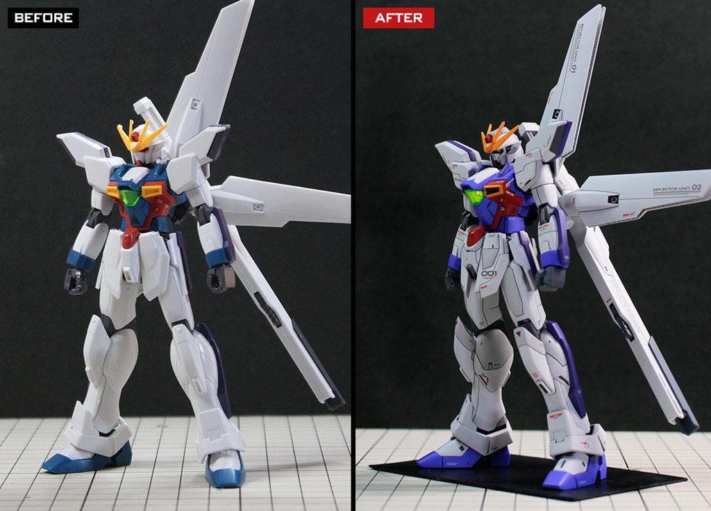HGAW 1/144 GX-9900 ガンダムエックス (Ver.pato)改修・全塗装製作 『機動新世紀ガンダムX』放送30周年記念製作 第1弾! – Image 21 HGAW 1/144 GX-9900 ガンダムエックス (Ver.pato)改修・全塗装製作 『機動新世紀ガンダムX』放送30周年記念製作 第1弾! – Image 21