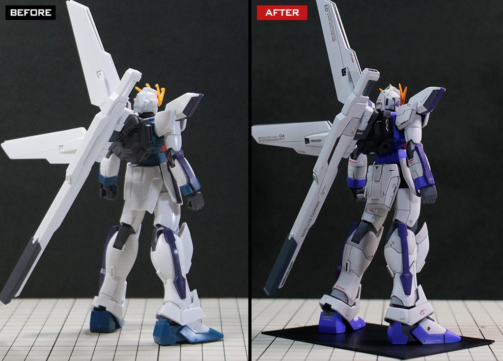 HGAW 1/144 GX-9900 ガンダムエックス （Ver.pato）改修・全塗装製作 『機動新世紀ガンダムX』放送30周年記念製作 第1弾！ &ndash; Image 23