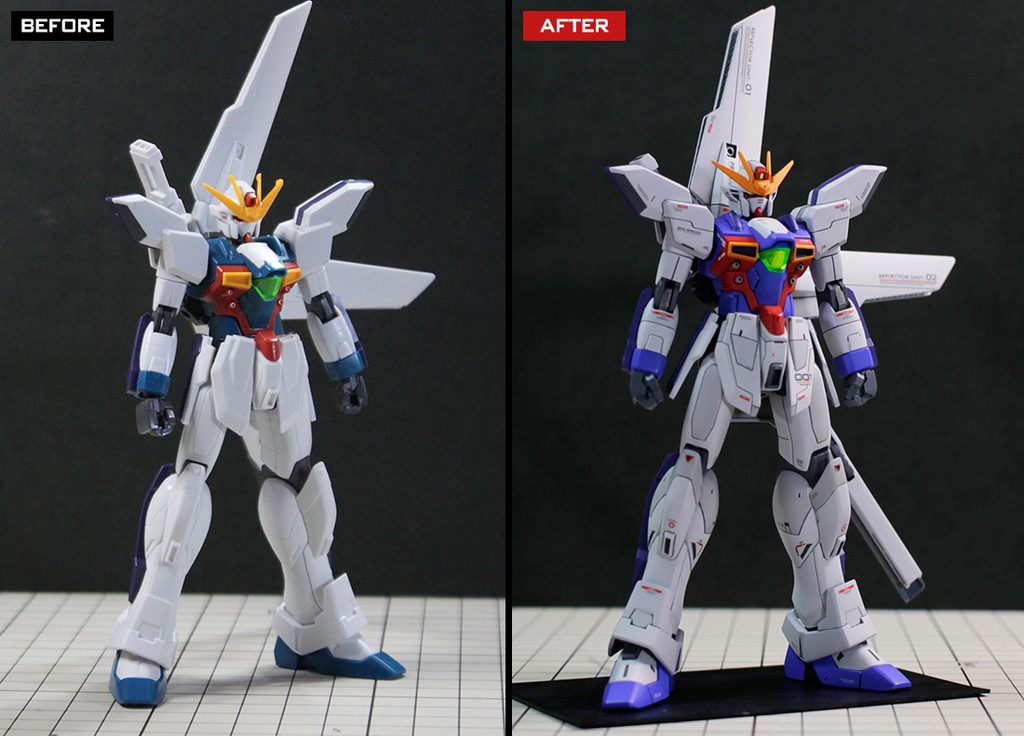 HGAW 1/144 GX-9900 ガンダムエックス （Ver.pato）改修・全塗装製作 『機動新世紀ガンダムX』放送30周年記念製作 第1弾！ &ndash; Image 25