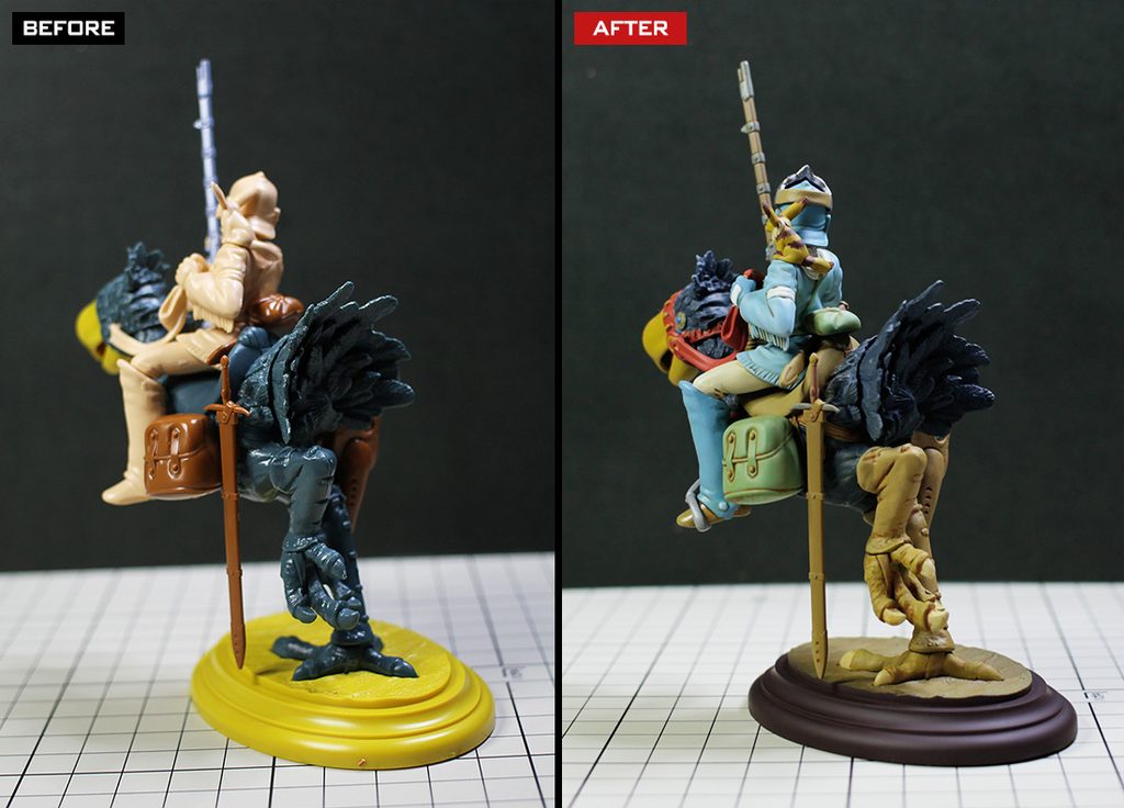 カイに乗るナウシカ　小改修・全塗装製作レビュー &ndash; Image 26