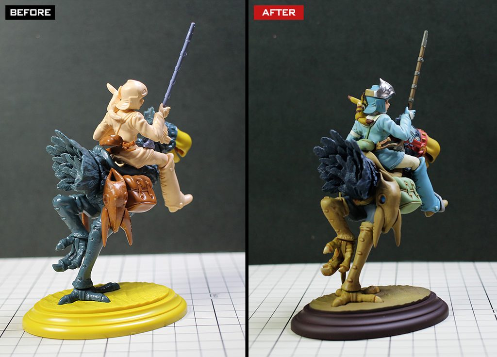 カイに乗るナウシカ　小改修・全塗装製作レビュー &ndash; Image 27