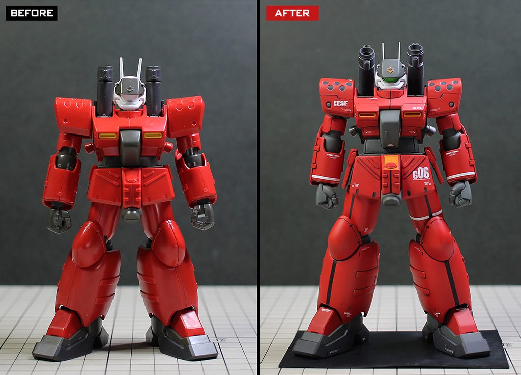 HGUC 1/144 ガンキャノン量産型 改修・全塗装製作レビュー「スカーレット隊、発進!」 – Image 28 HGUC 1/144 ガンキャノン量産型 改修・全塗装製作レビュー「スカーレット隊、発進!」 – Image 28