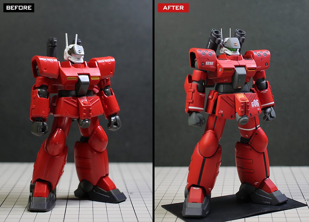 HGUC 1/144 ガンキャノン量産型 改修・全塗装製作レビュー「スカーレット隊、発進!」 – Image 34 HGUC 1/144 ガンキャノン量産型 改修・全塗装製作レビュー「スカーレット隊、発進!」 – Image 34