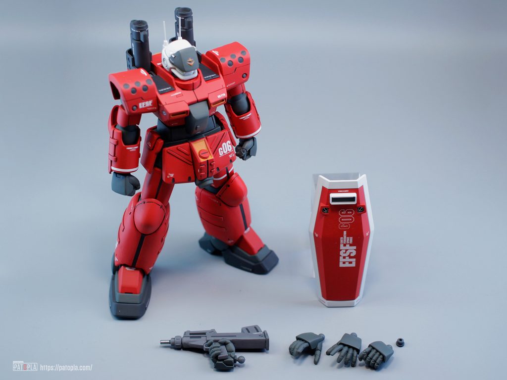 HGUC 1/144 ガンキャノン量産型 改修・全塗装製作レビュー「スカーレット隊、発進！」 &ndash; Image 63