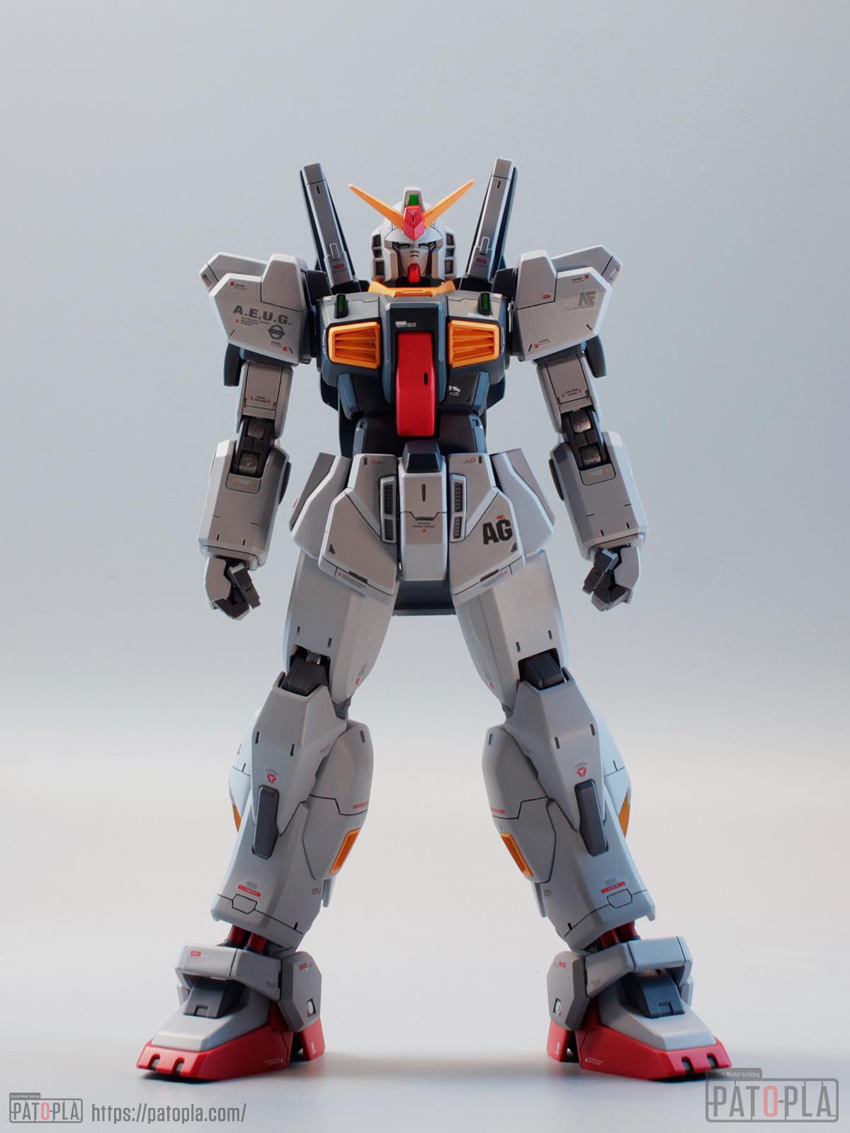 HGUC 1/144 ガンダムMk-II(エゥーゴ仕様)Ver.pato_3.7 フェイスリビルド・改修全塗装完成品 HGUC 1/144 ガンダムMk-II(エゥーゴ仕様)Ver.pato_3.7 フェイスリビルド・改修全塗装完成品 - 画像 (2)