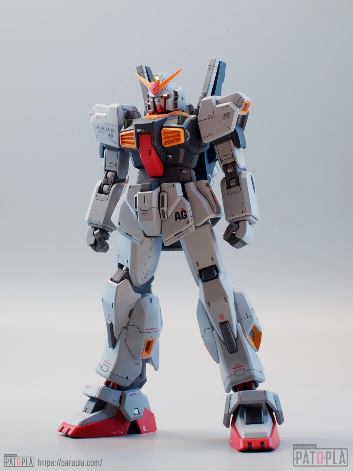 HGUC 1/144 ガンダムMk-II(エゥーゴ仕様)Ver.pato_3.7 フェイスリビルド・改修全塗装完成品 HGUC 1/144 ガンダムMk-II(エゥーゴ仕様)Ver.pato_3.7 フェイスリビルド・改修全塗装完成品 - 画像 (3)